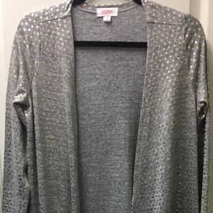 Lularoe Elegant Sarah with gold hearts